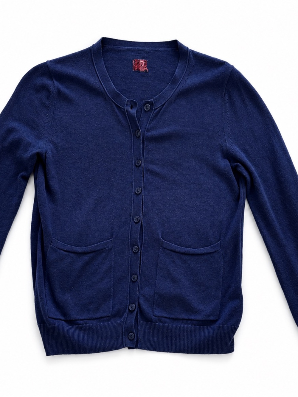 Burberry Brit Navy Button-Front Cardigan Sweater size M